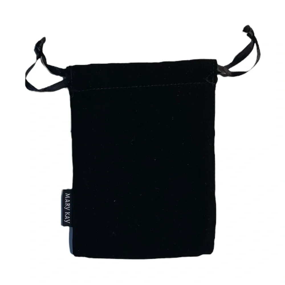Mary Kay Velour and Satin Drawstring Cosmetic Bag - Set of 4