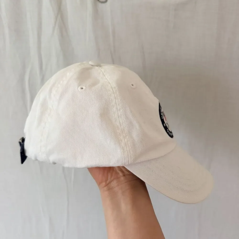 Polo Ralph Lauren Boys USA Olympic Team London 2012 White Cotton Cap Hat Sz 4-7