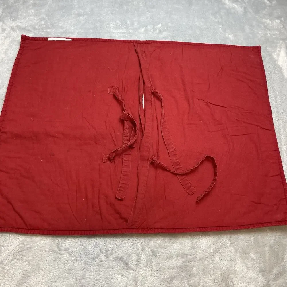 Pottery Barn Georgia Paisley Pillow‎ Sham Standard Size Red Pink Quilted Boho