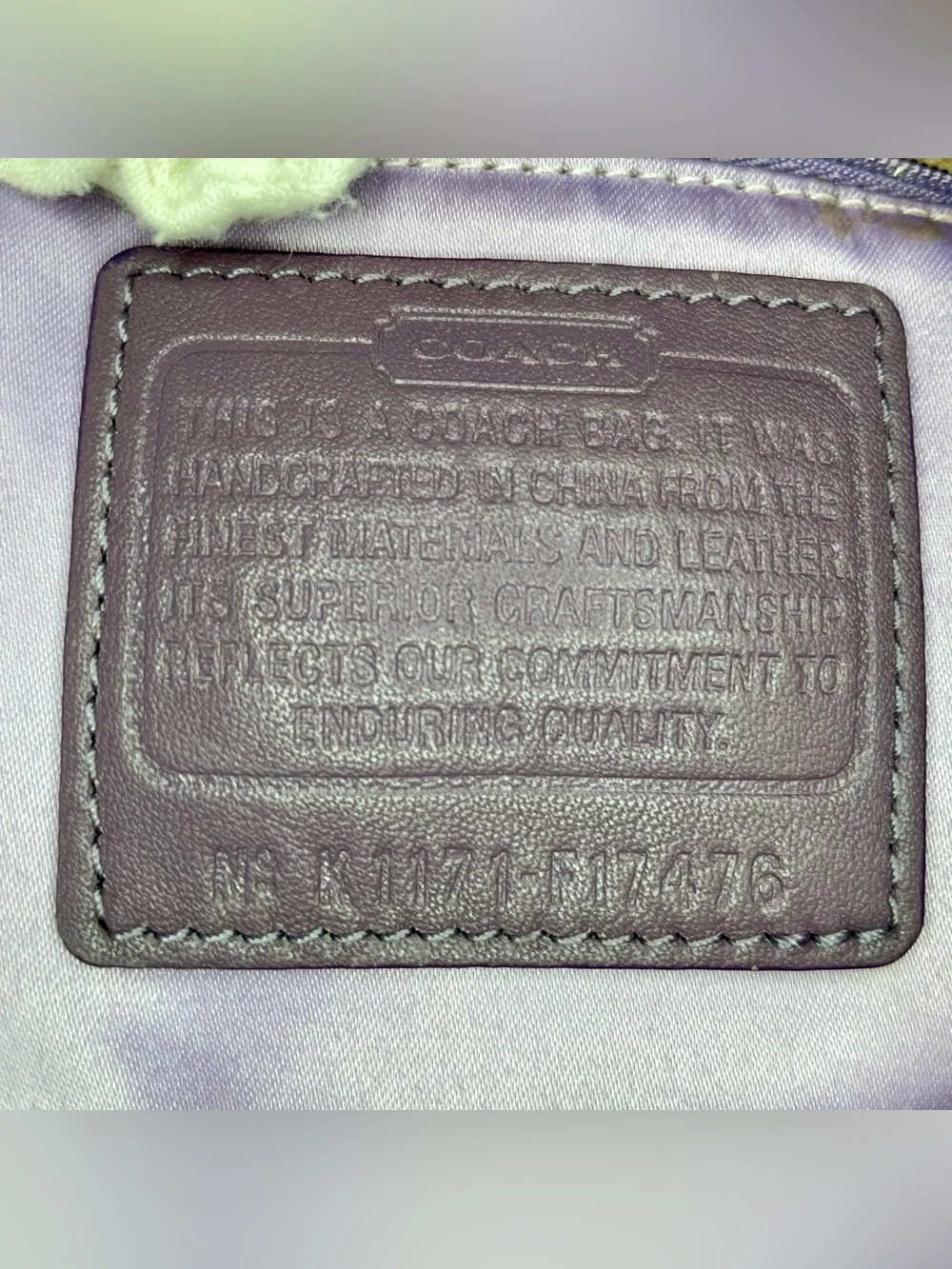 Coach shoulder hobo