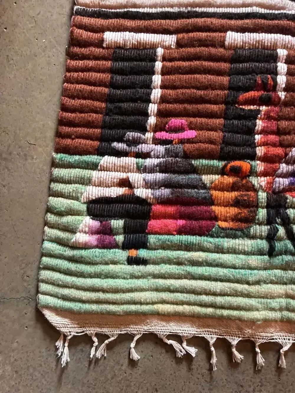 Handmade village vintage wall