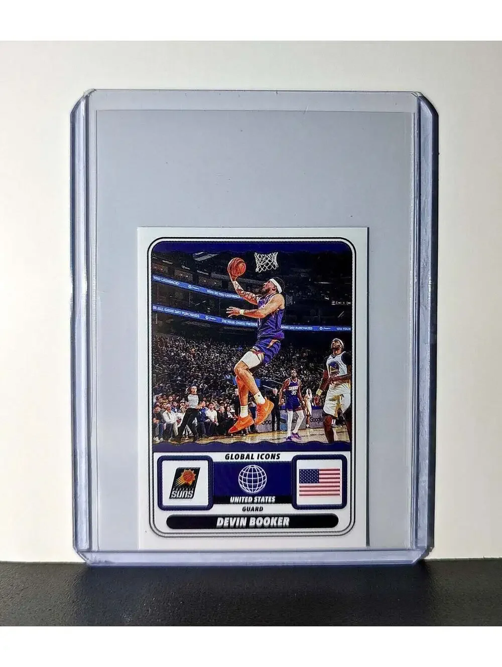 Devin Booker Global Icons 2024-25 Panini NBA #70 Sticker Card Phoenix Suns