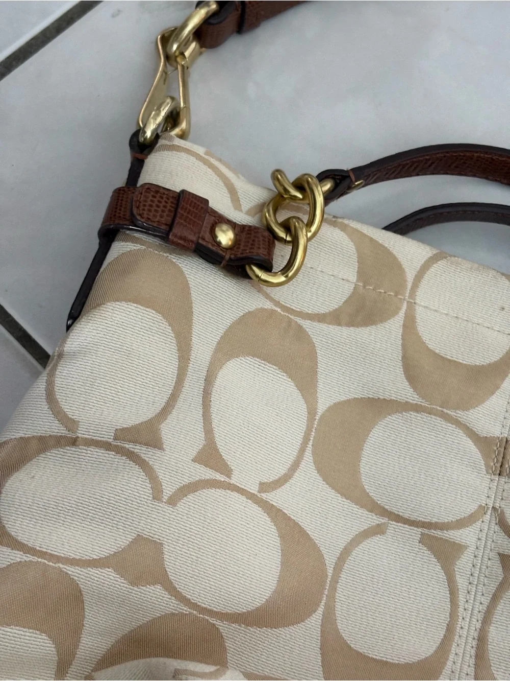 Coach signature print