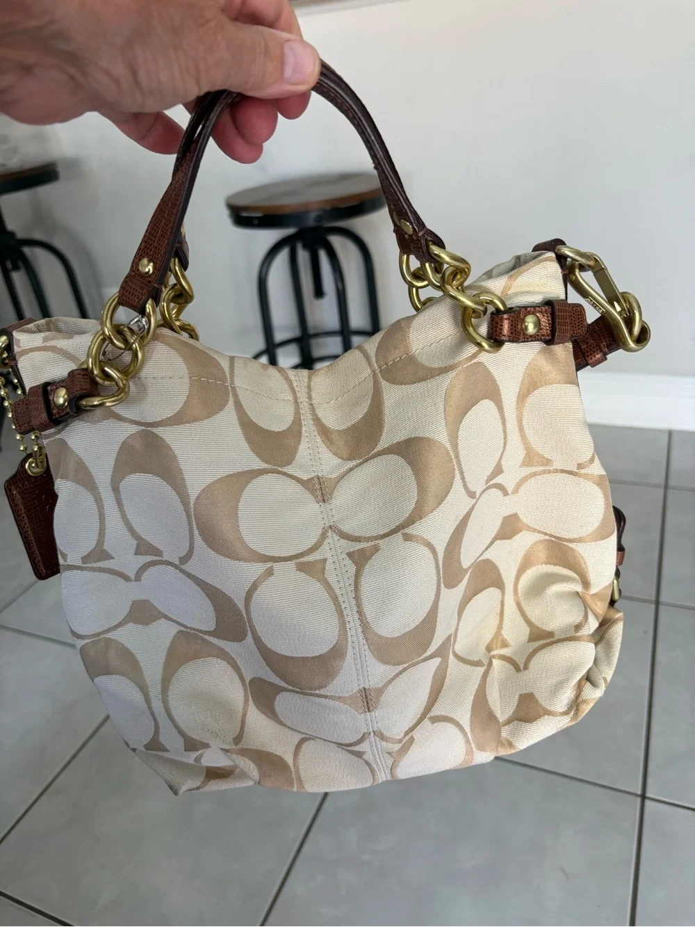 Coach signature print