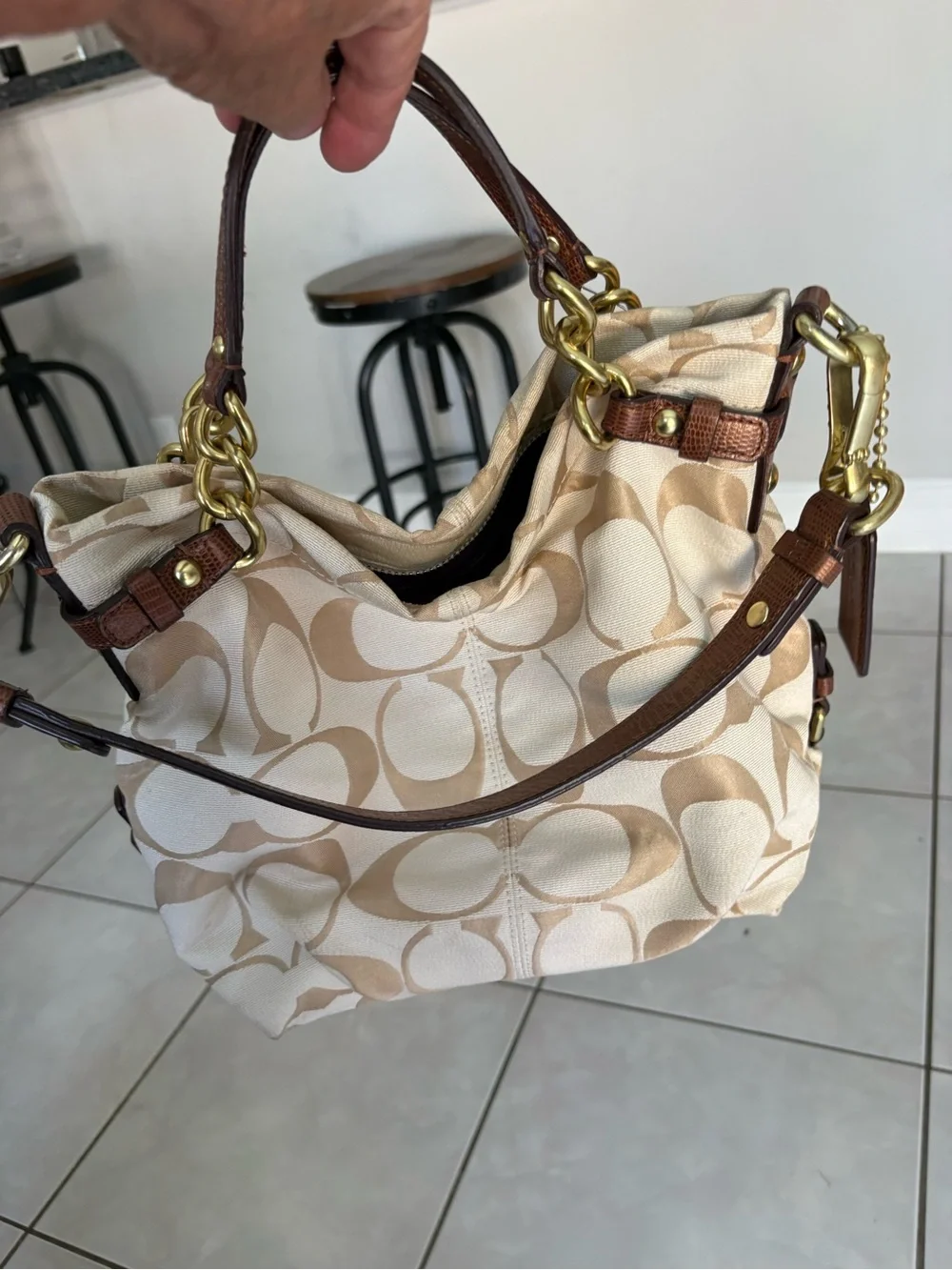 Coach signature print