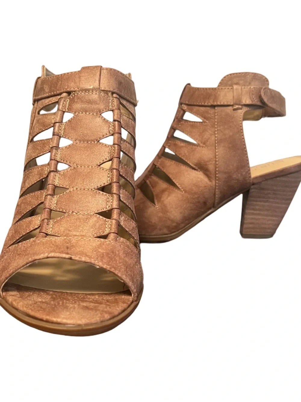 NEW IN BOX Women's Naturalizer Talan - Latte - Size 7 Sandals Heels Shoes