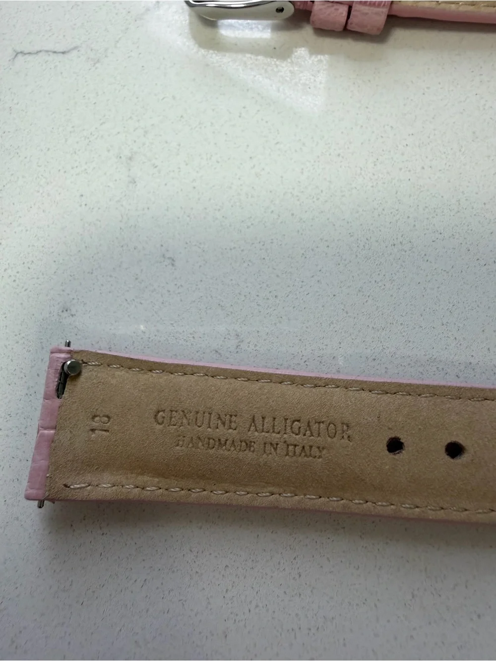 Michele genuine alligator