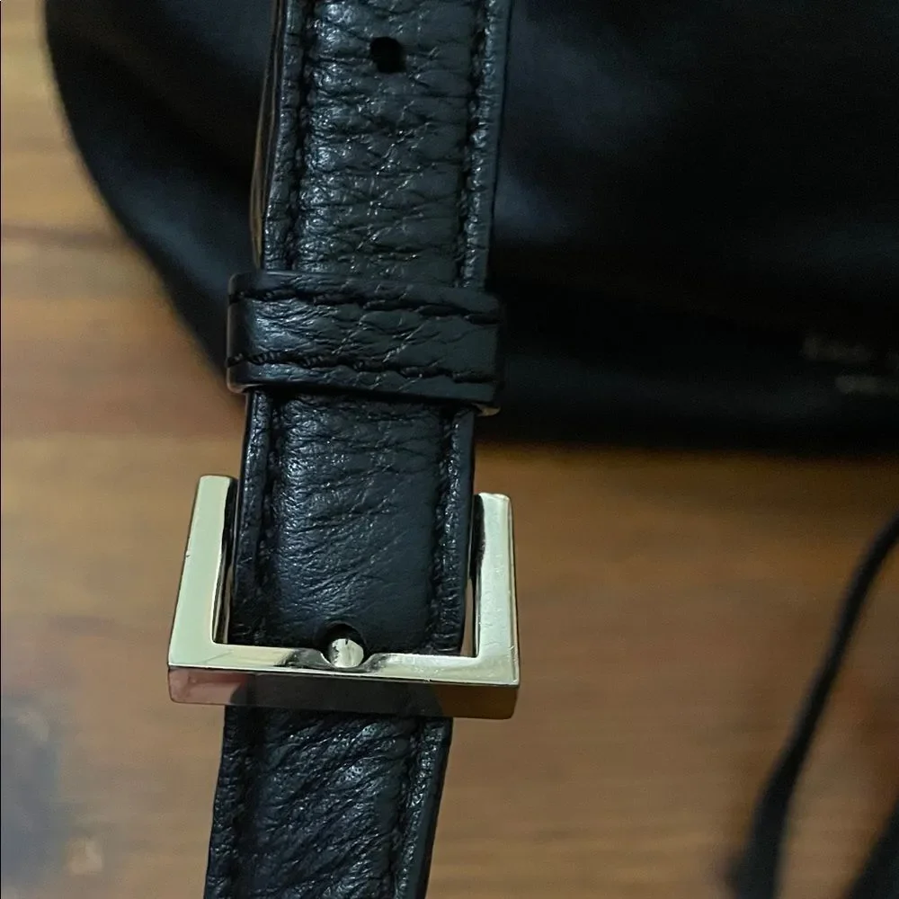 kate spade black pebbled