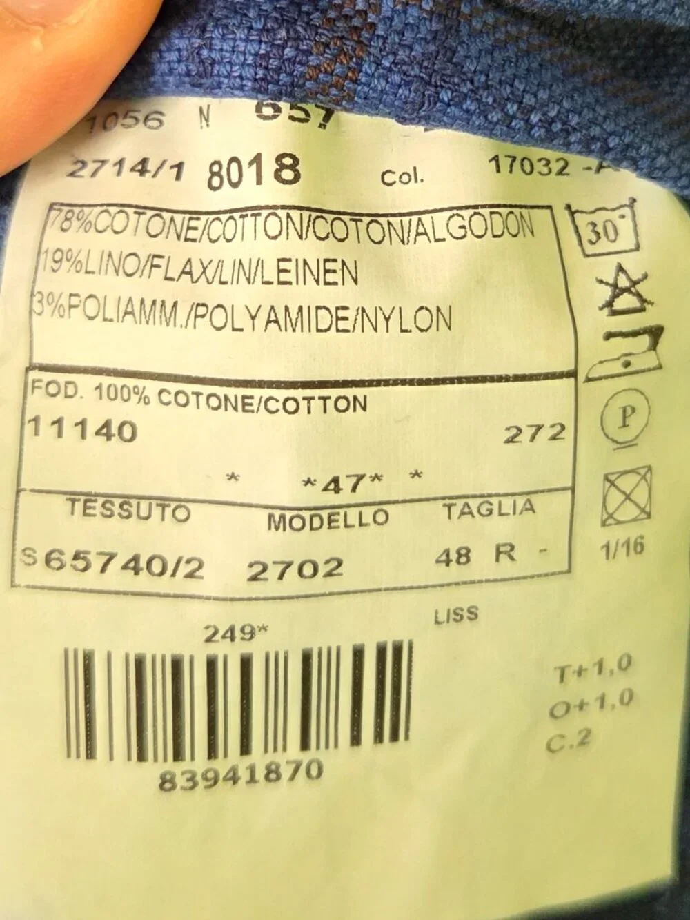 Boggi Milano excellent preowned