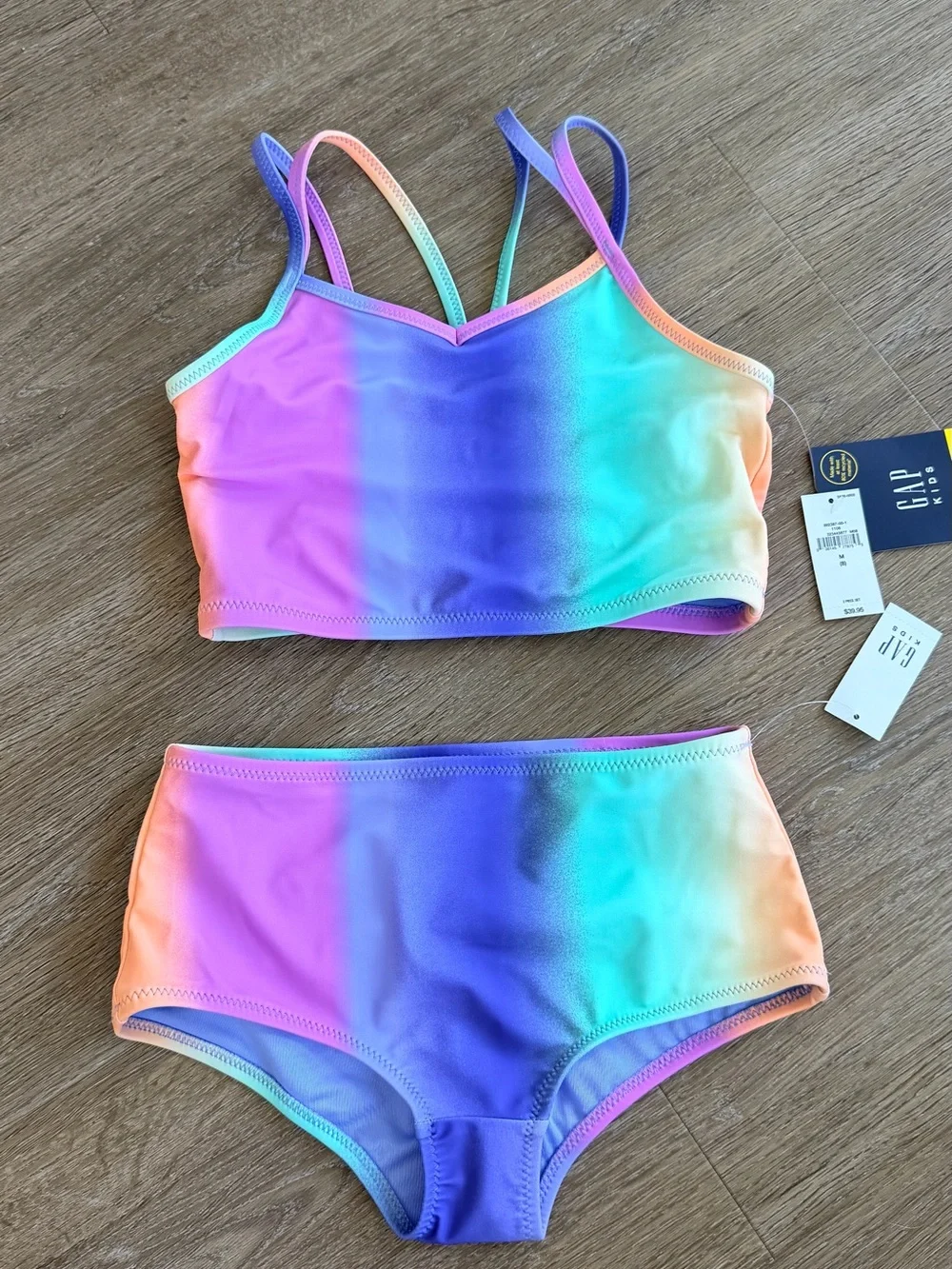 GAP girls rainbow Two-Piece Set - Medium (Kids)