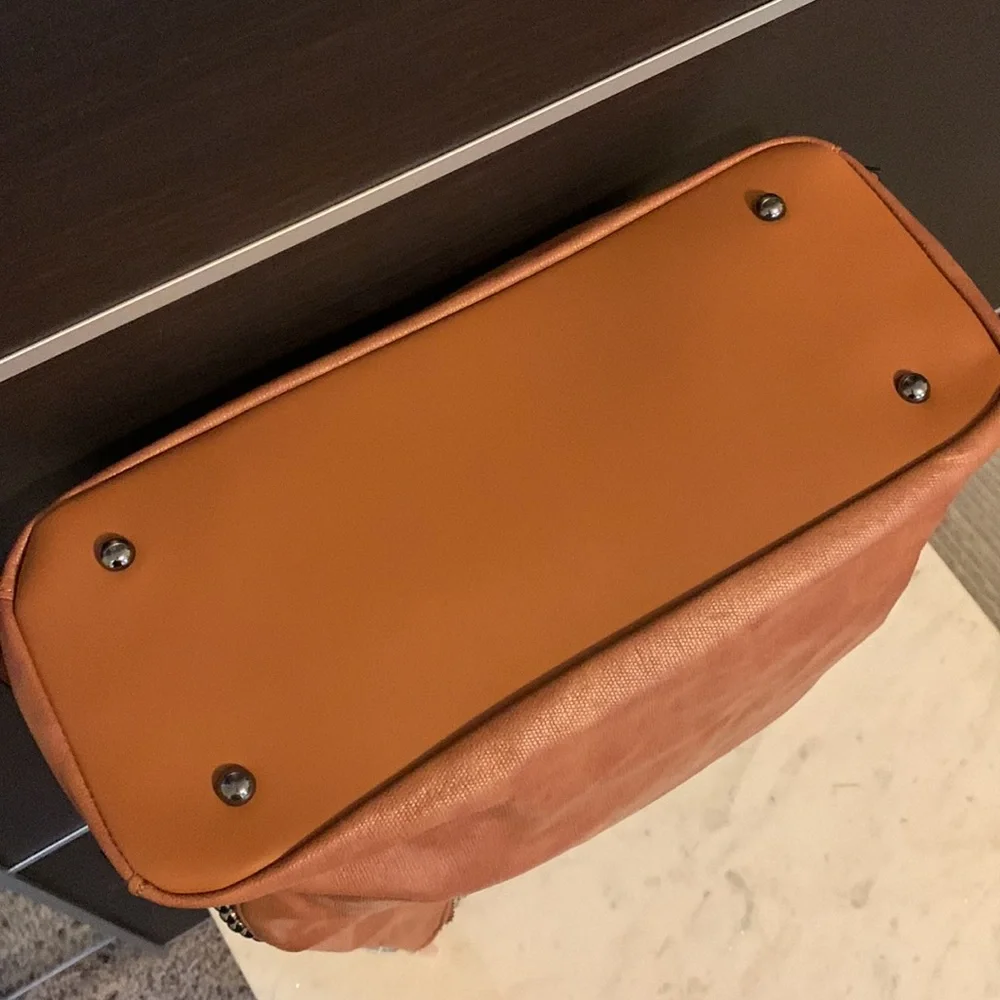 Mellow World Marion Cognac Studded Hobo Bag