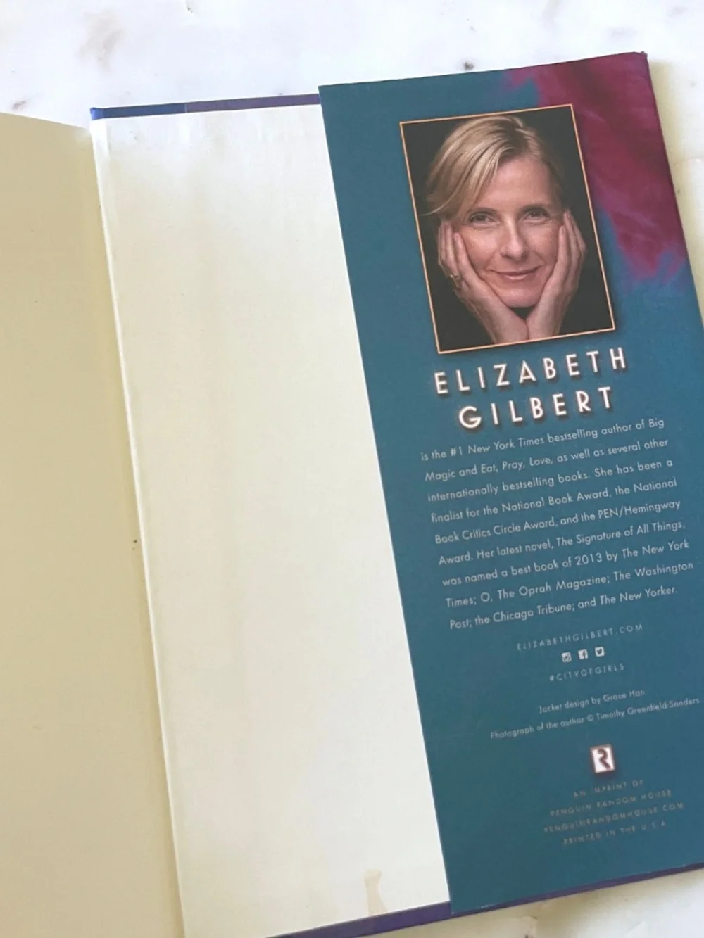 Elizabeth Gilbert city girls