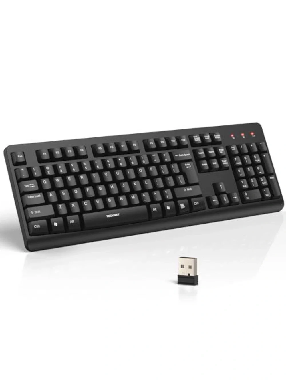 Wireless Black USB Keyboard