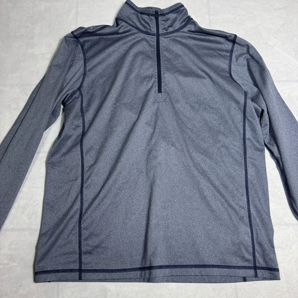 The North Face Mens 1/4-Zip Sweatshirt‎ Gray Long Sleeve Mock Neck Outdoor XL