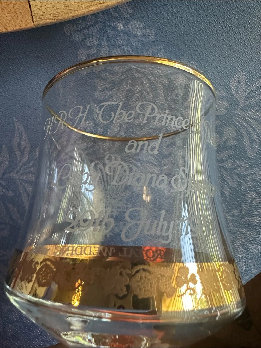 Royal Wedding Conmemorative Wine Glass 1 unit