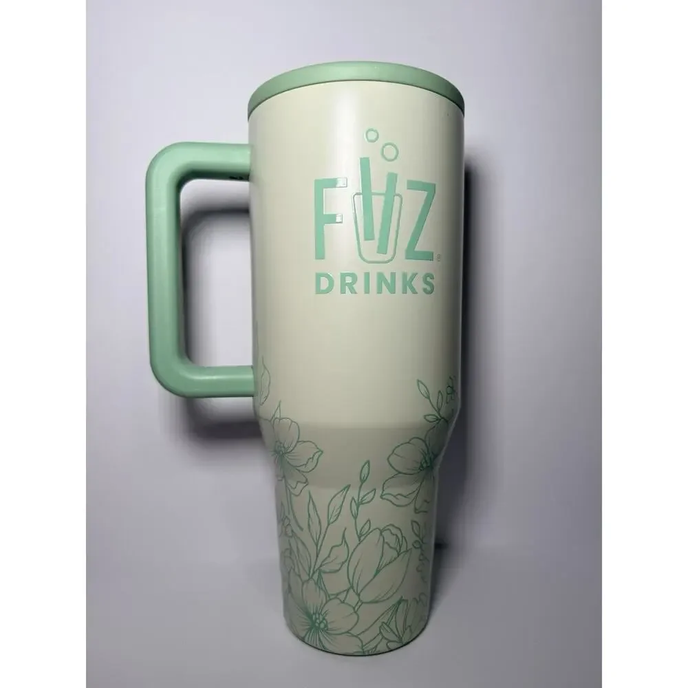 Hydrojug Limited Edition FIIZ FLOWERS 40oz Traveler Tumbler BNWT BNIB