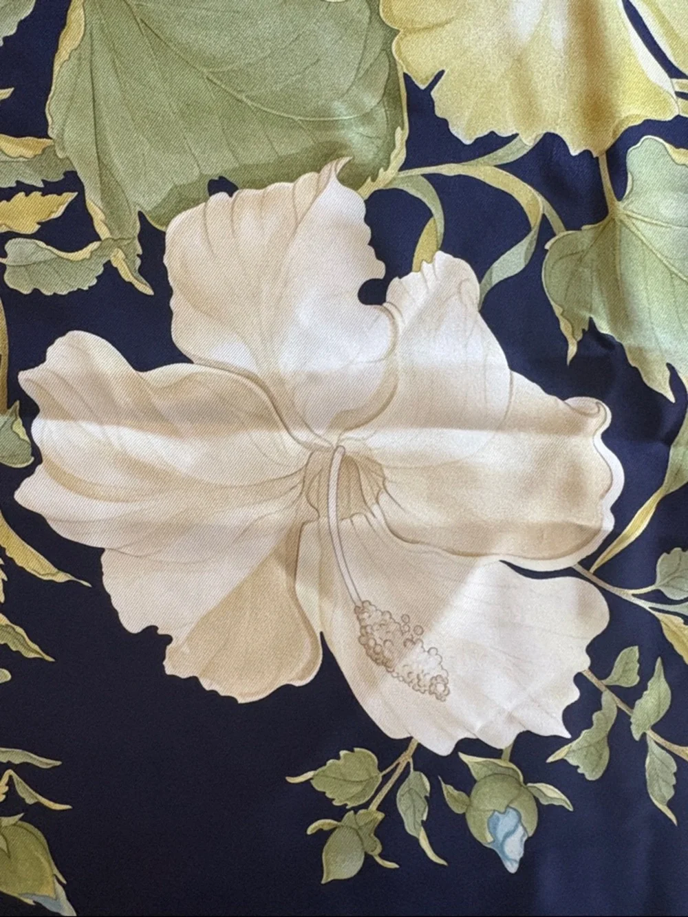 Salvatore Ferragamo yellow sage floral