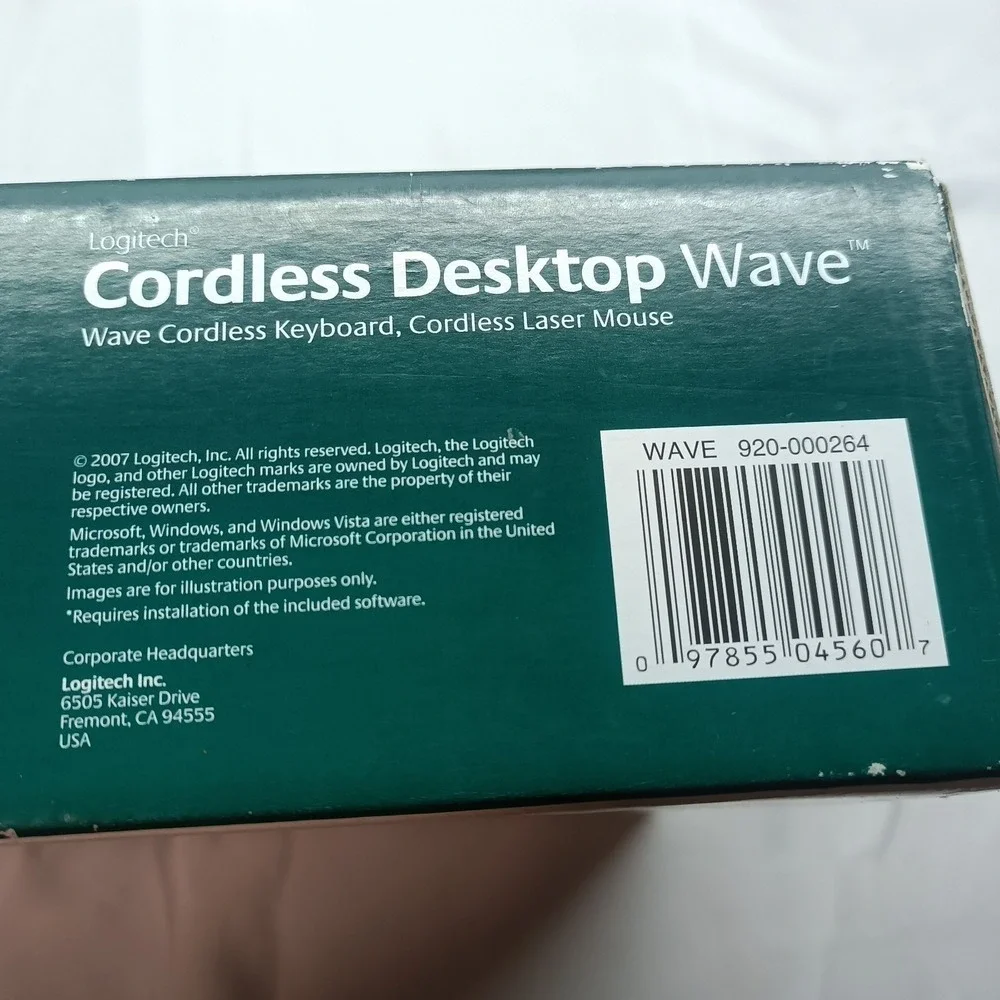 Logitech cordless desktop