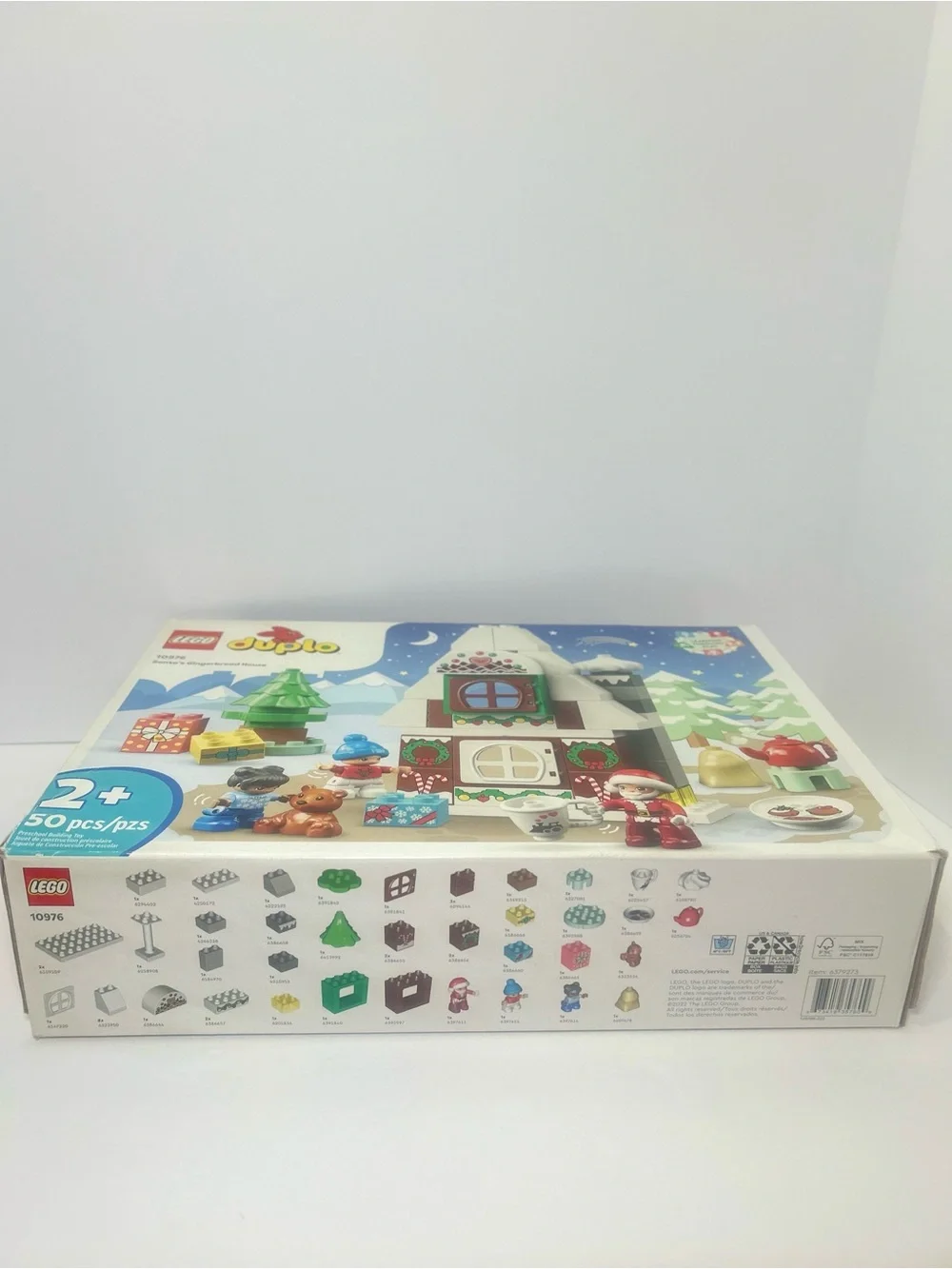Lego Duplo Santas Gingerbread House 10976 Christmas Holiday Set W/ Box Complete