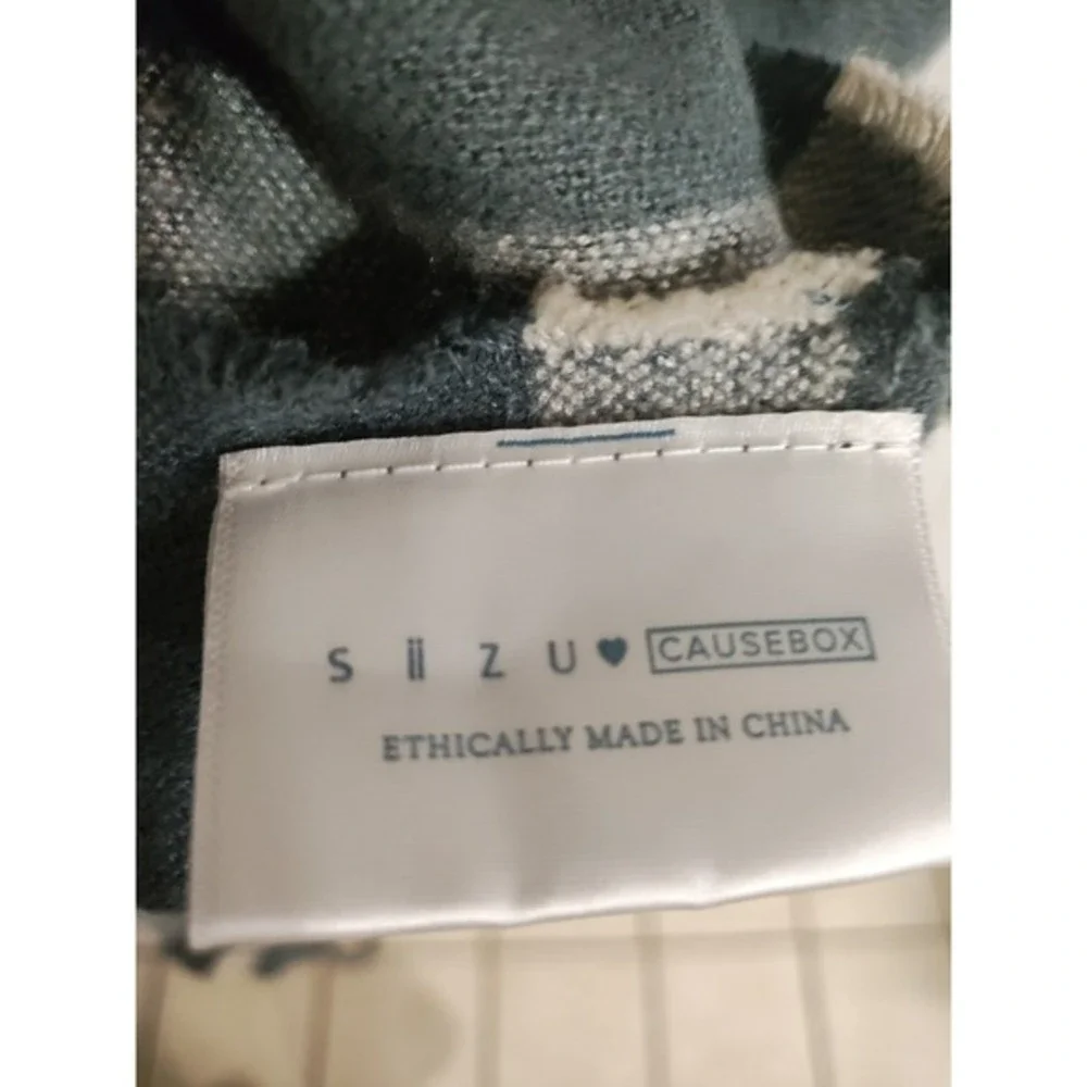 Siizu For Causebox Open‎ Front Women's  Ruana Shawl