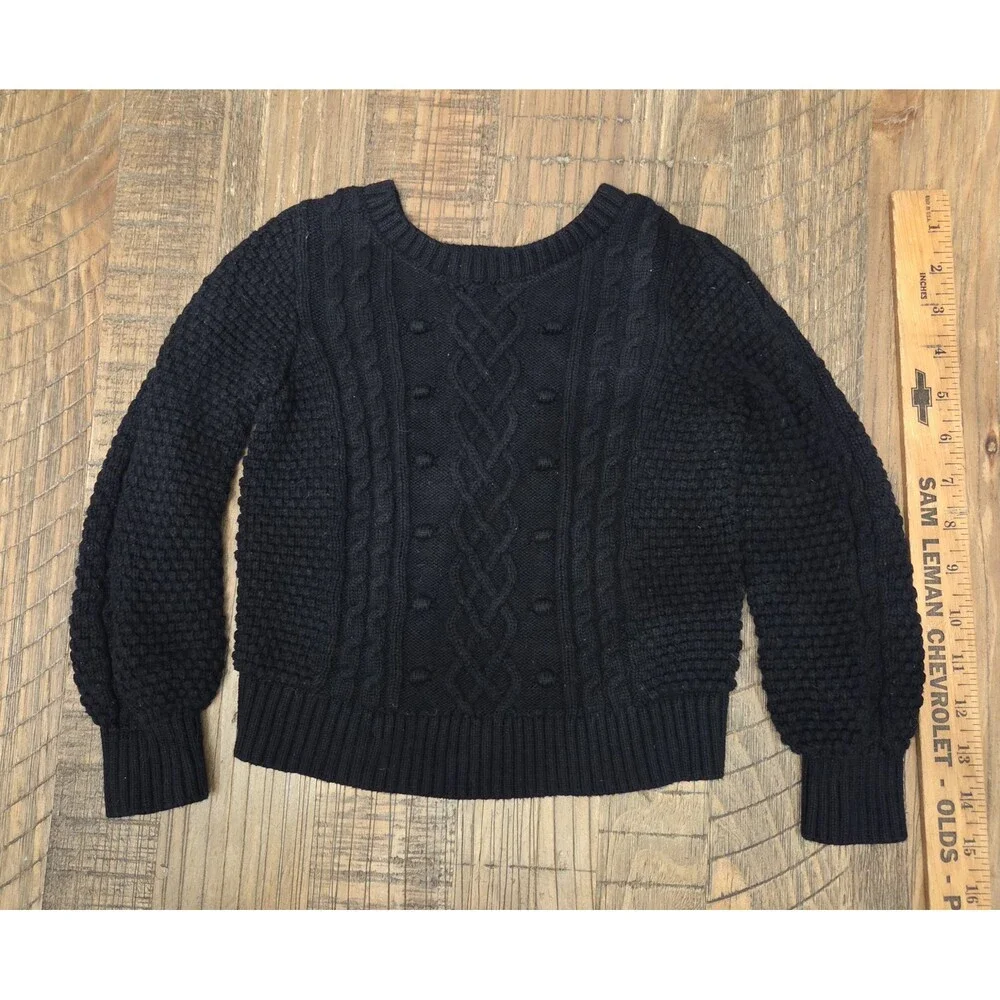 Black Baby Gap Textured Sweater Size5years