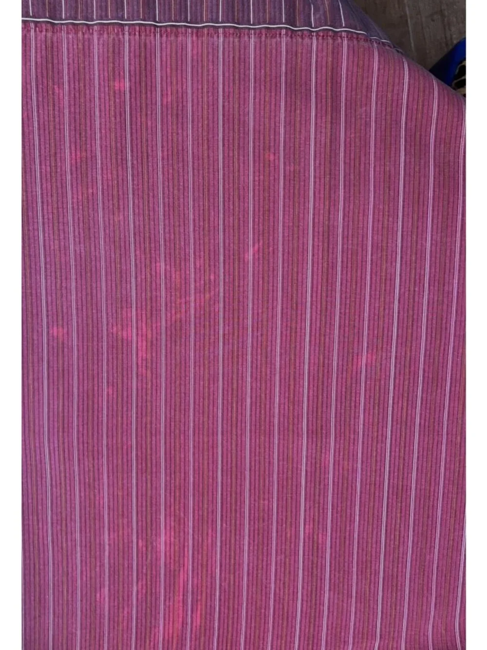 4 Pc QUEEN Sheet Set Stripe Burgundy Pinstripe West Point Stevens Made in USA