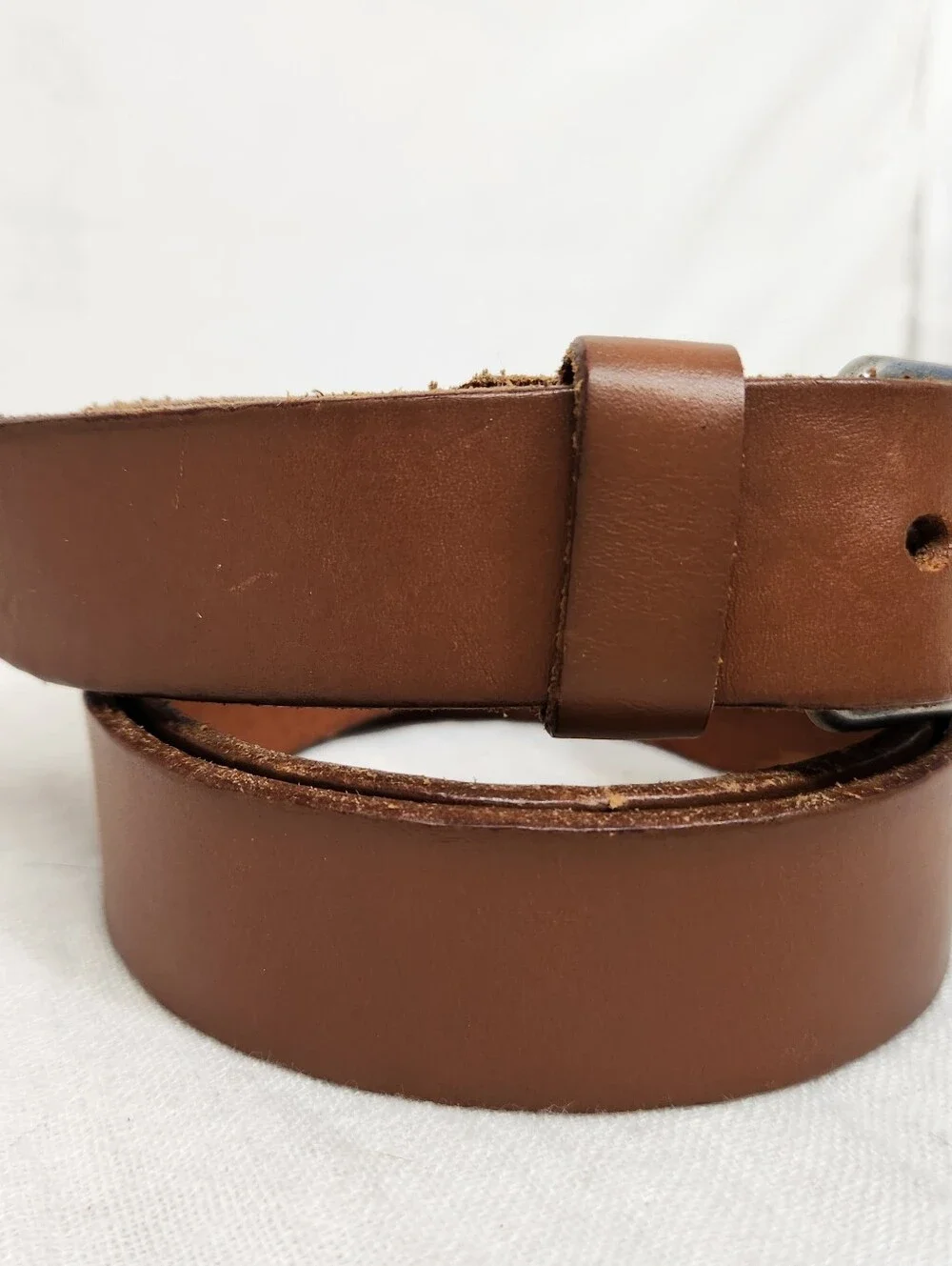 J. Crew Factory 38 Brown Leather Basic Belt