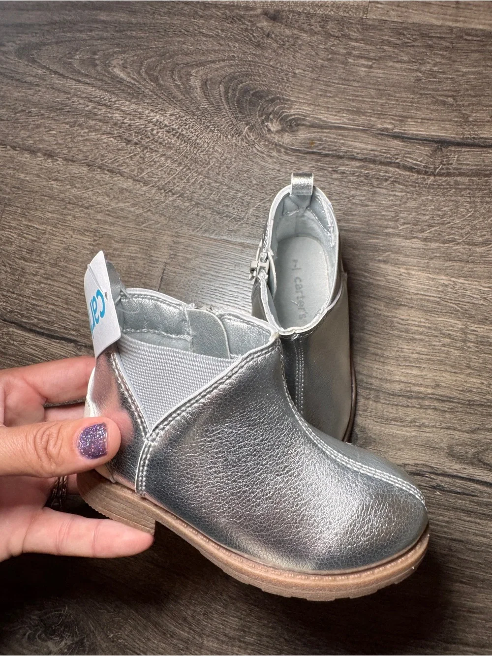Carters shiny metallic