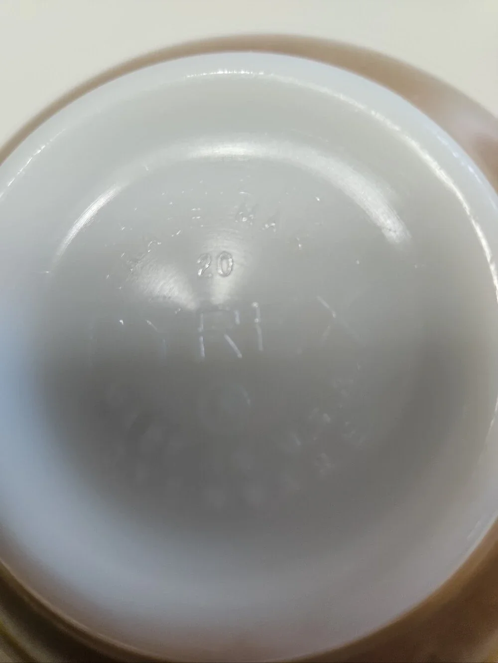 PYREX Vintage Early American Cindrella 1.5 Pint Brown & Gold Bowl #441