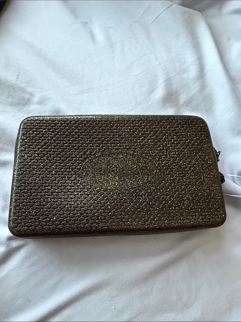 Havaianas Black Glitter Zip Wristlet Wallet