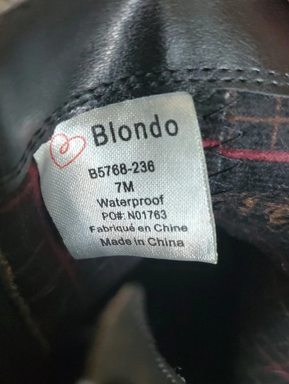 🆕️ BLONDO Elvina Waterproof Leather Snake Embossed Ankle Boots WOMEN'S SIZE: 7M