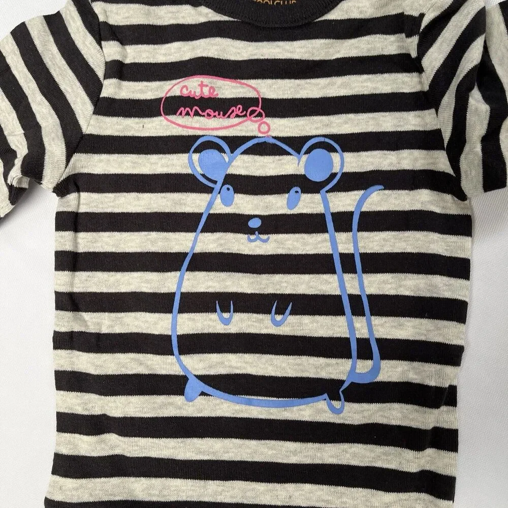 Coolclub Baby Striped Bodysuit Set Of 3 Infant Baby Long Sleeve 12-24M Size 80