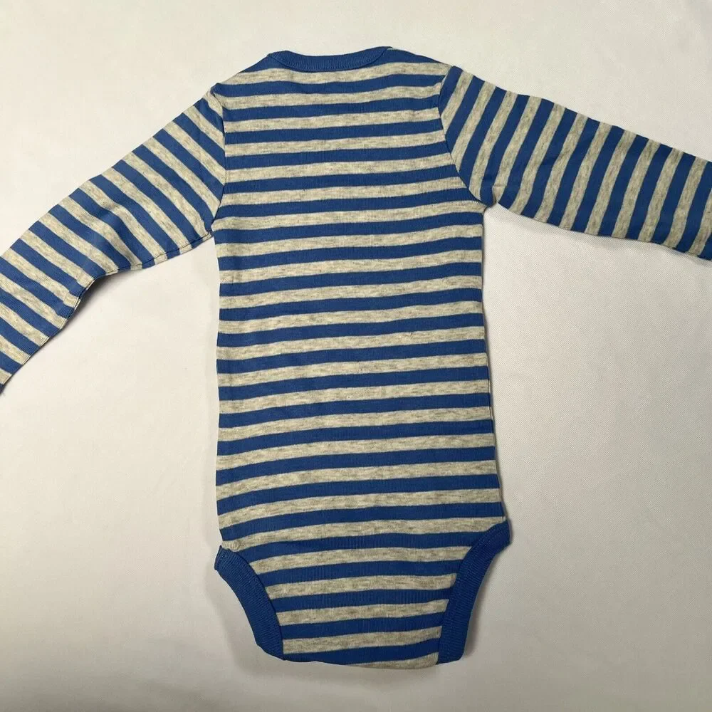 Coolclub Baby Striped Bodysuit Set Of 3 Infant Baby Long Sleeve 12-24M Size 80