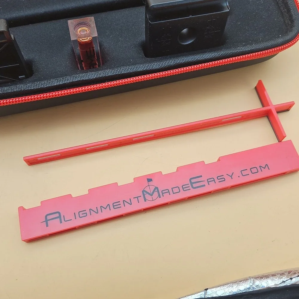Alignment Made Easy AME Golf Club Face Alignment Training Aid Tool With Case