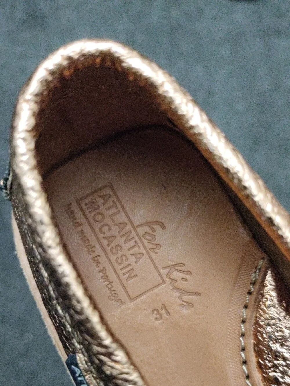 Atlantic Moccasin shiny copper