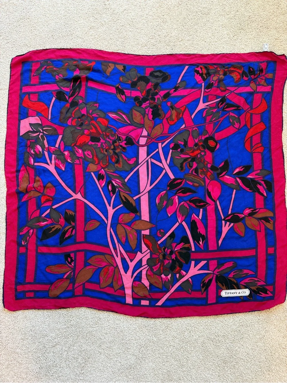 Tiffany & Co. silk scarf