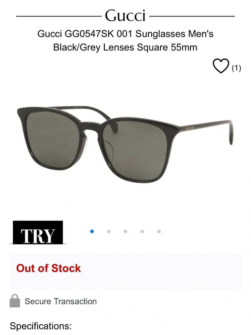 Gucci authentic sunglasses