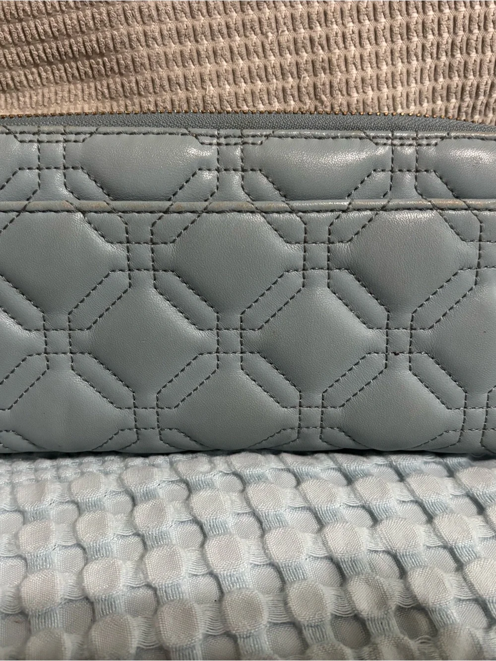 kate spade quilted leather