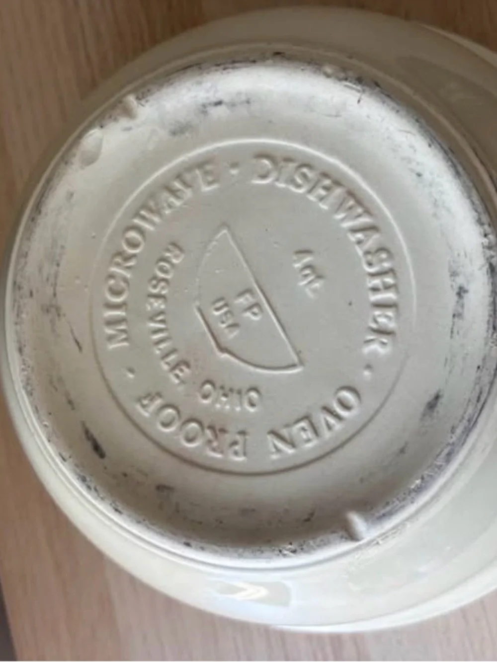Roseville Pottery classic cream