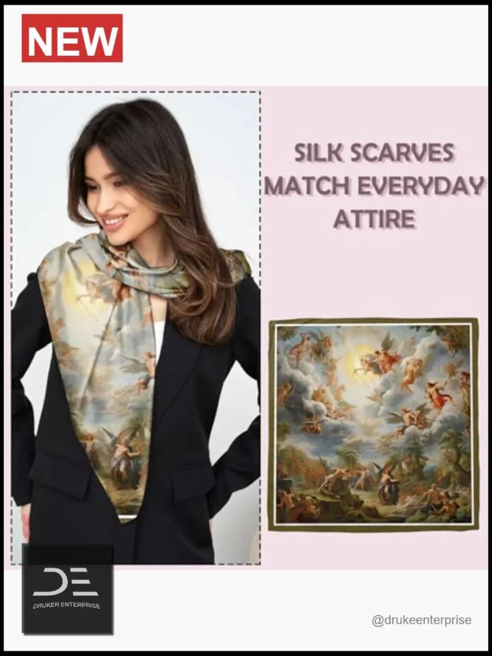 N/A scarf silk