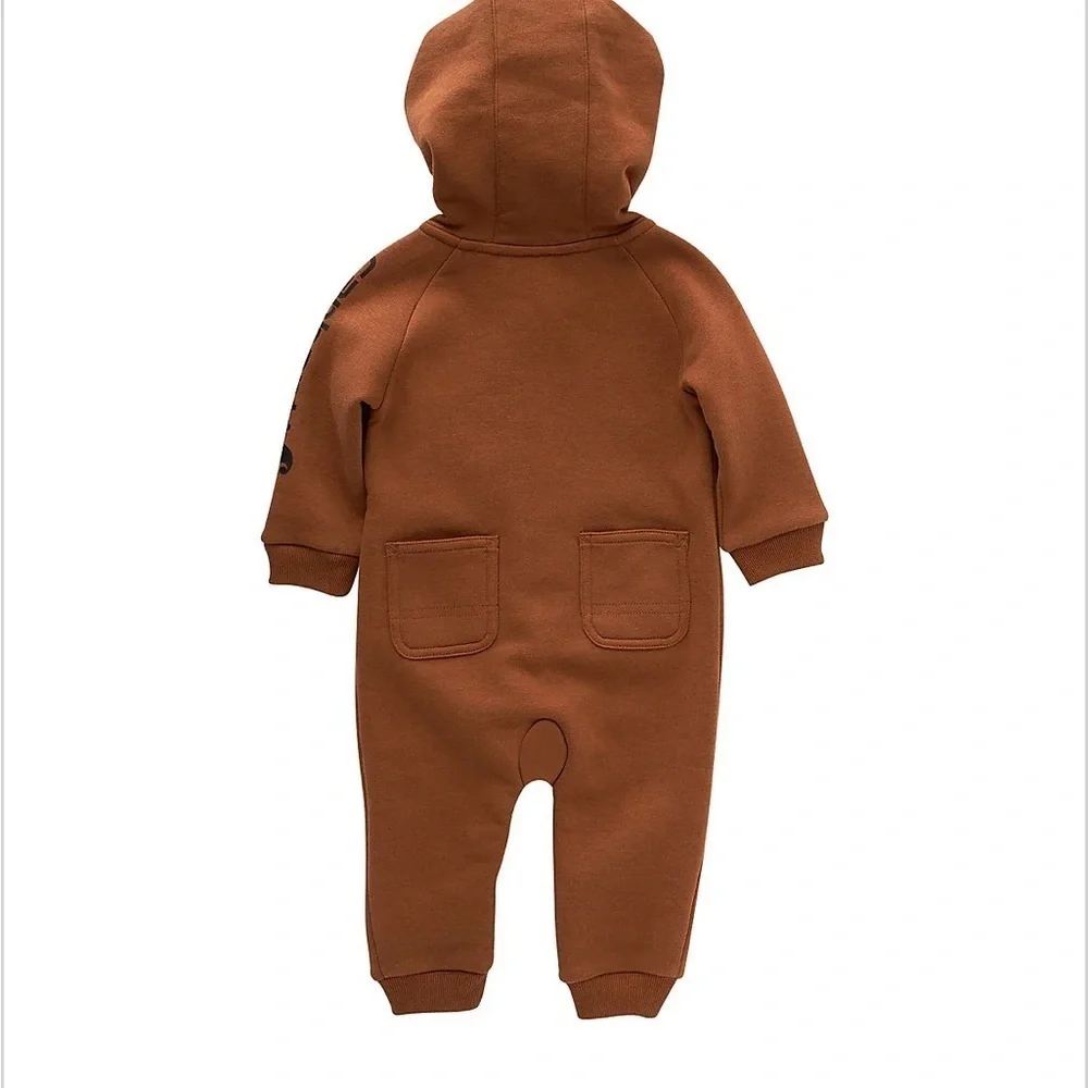 Carhartt Brown Kids Hooded One Piece