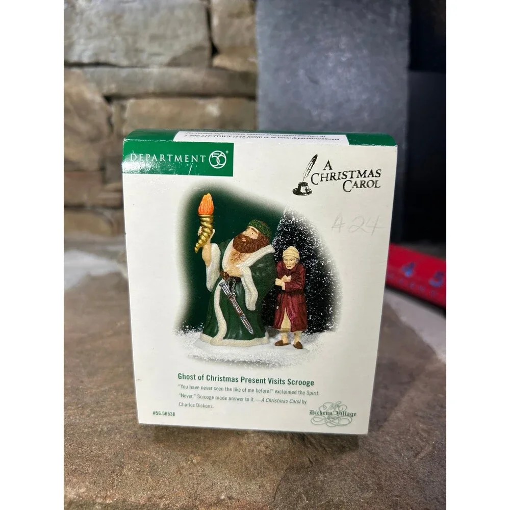 Dept 56 Ghost of Christmas Present Visits Scrooge # 56.58538 w/box