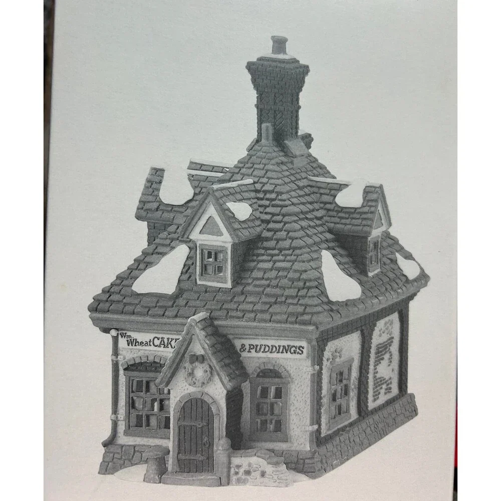 Dept 56 WM. Wheat Cakes & Puddings with box and light #5808-4