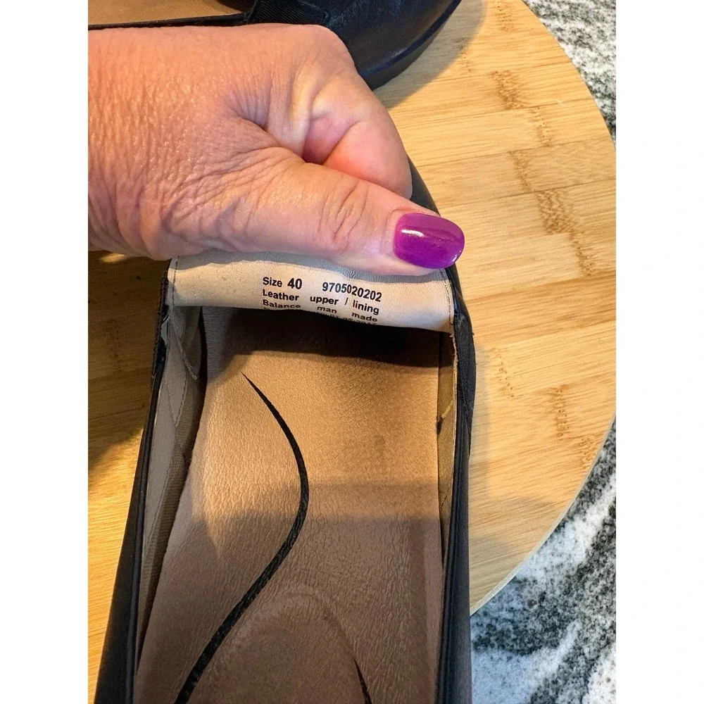 Dansko black leather