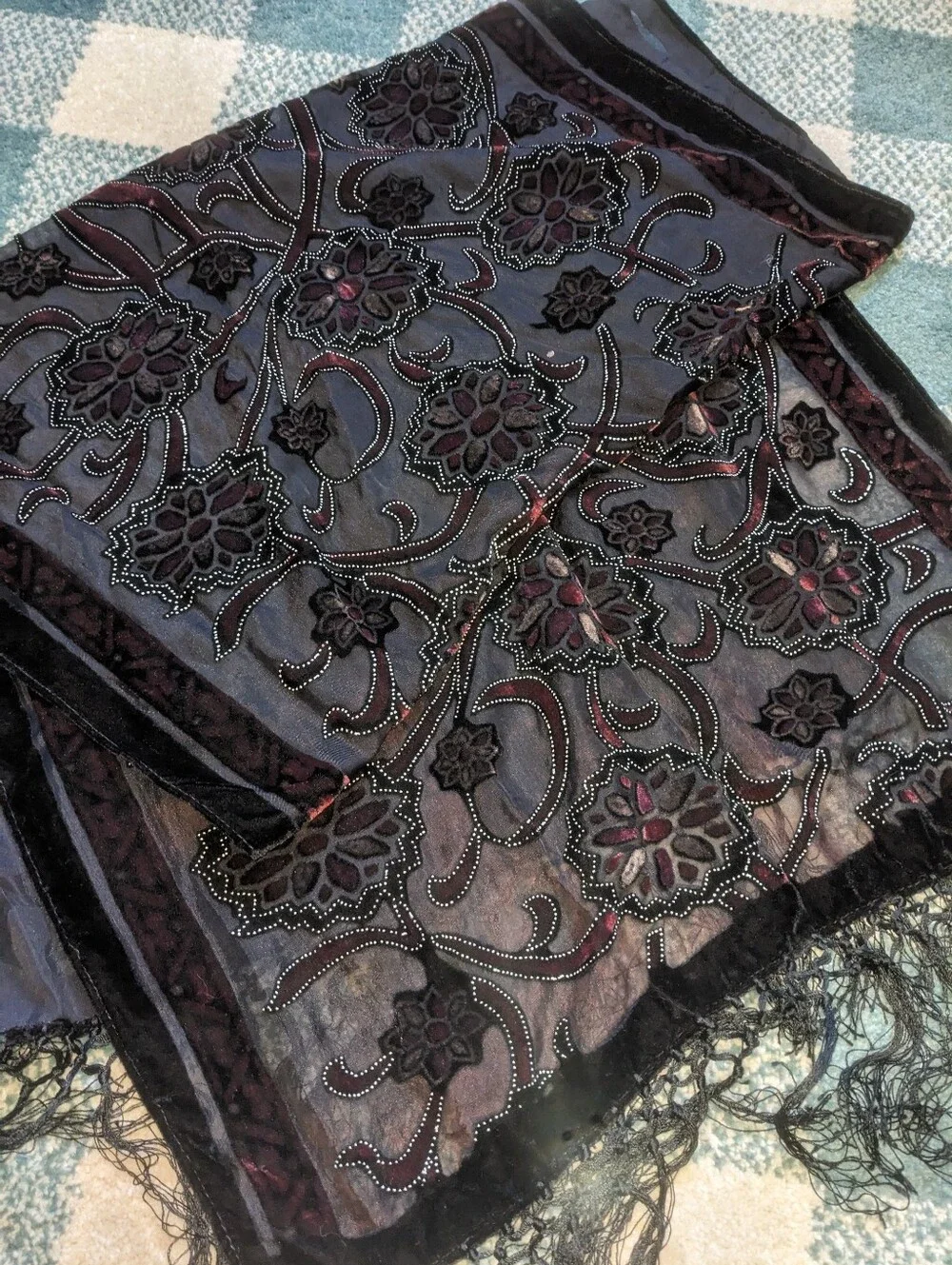 American Vintage burnout velvet