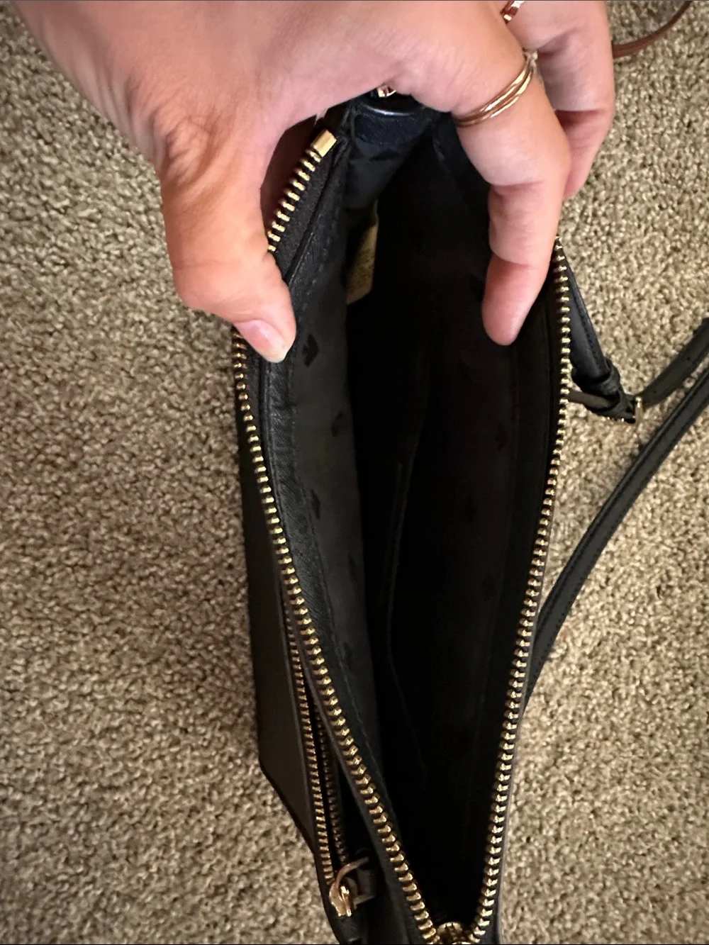kate spade structured saffiano