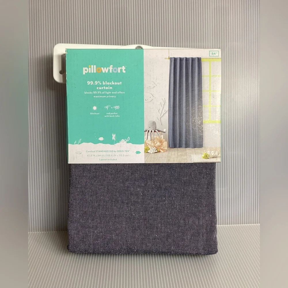 Pillowfort Navy Chambray 84