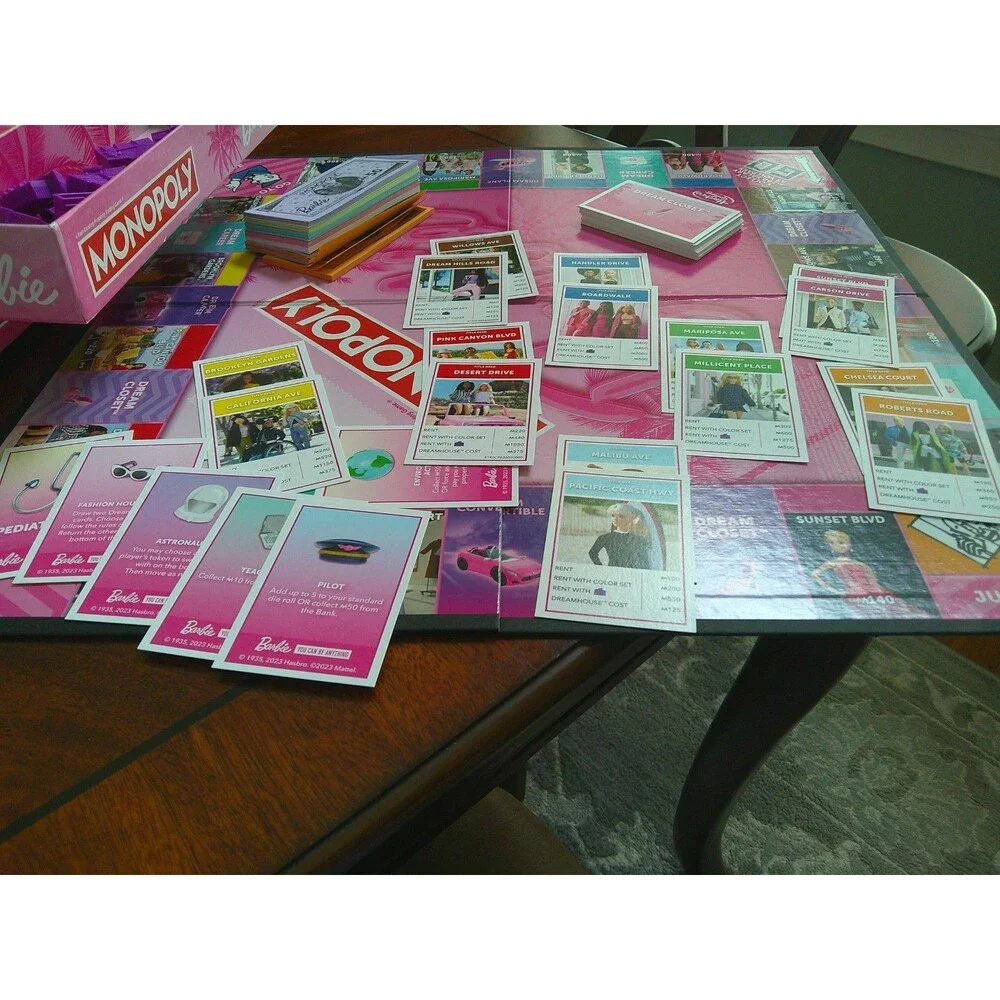 Hasbro monopoly barbie