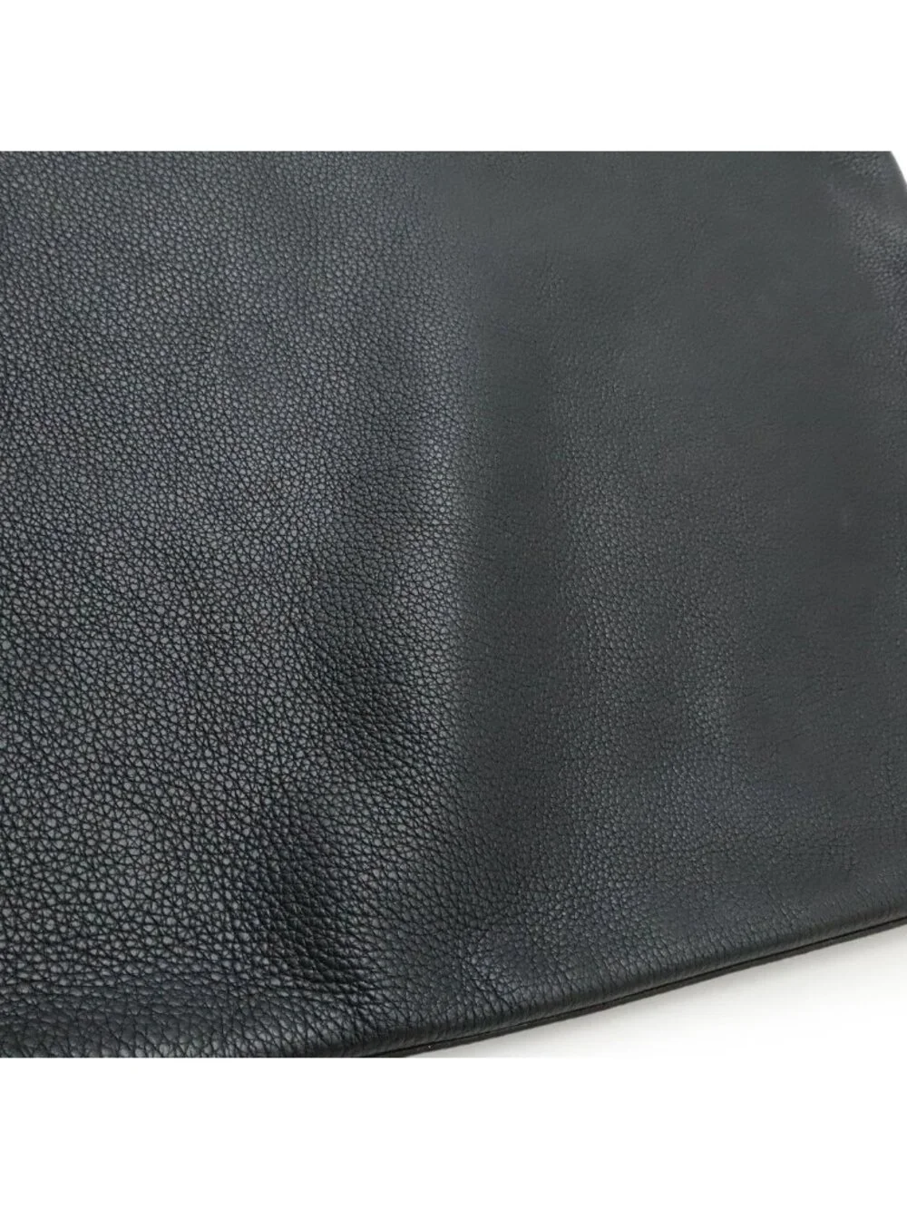 Gucci Print Logo Portfolio Clutch Leather Black Green
