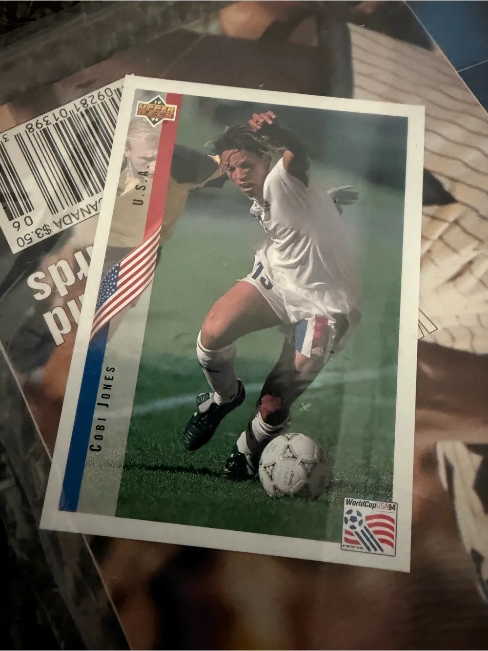 Sports Card Trader June 1994 Shaquille O’Neal Chris Webber Sealed Cobi Jones PR2